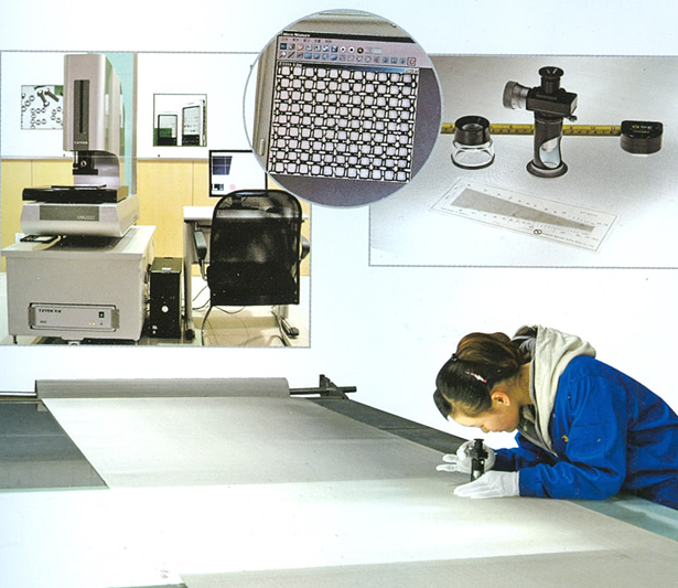 QC workflow, precision measurement, and mesh inspection