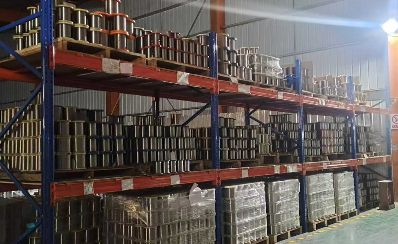 Wire spools and raw material stock