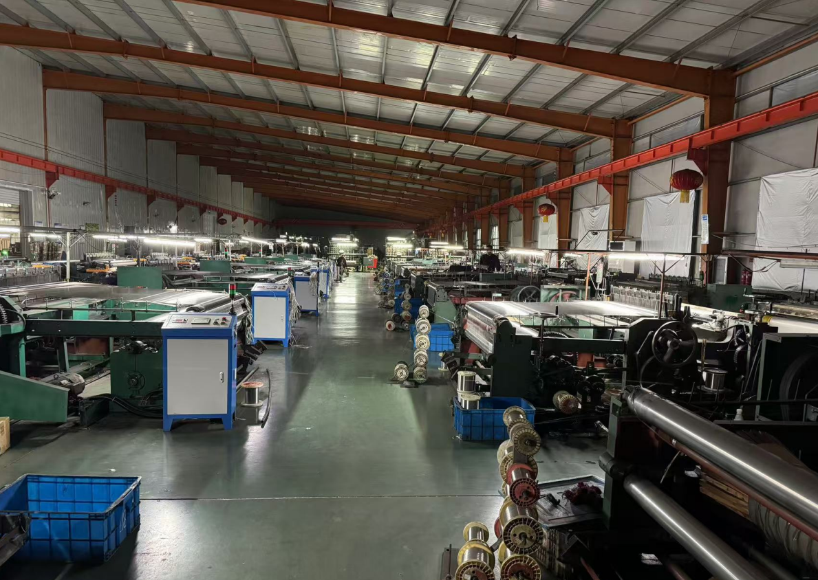 Weaving shop and production lines